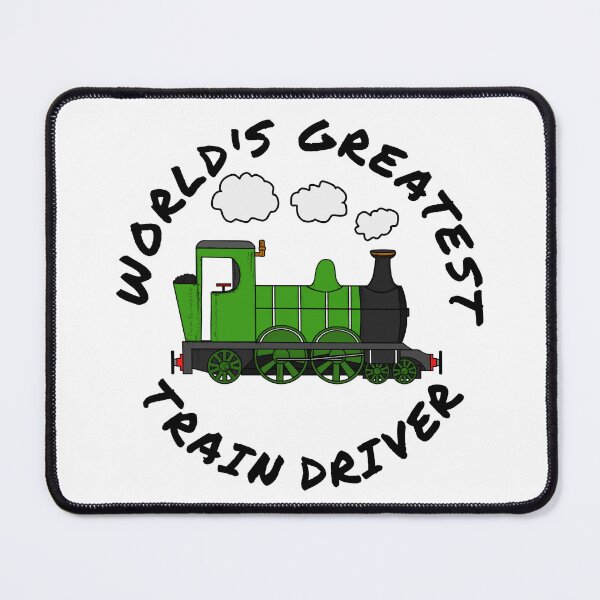 Item preview, World's Greatest Train Driver Railway Enthusiast (Green) designed and sold by doodlerob.