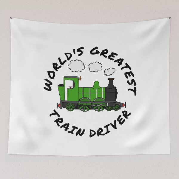 Item preview, World's Greatest Train Driver Railway Enthusiast (Green) designed and sold by doodlerob.