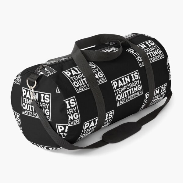 Item preview, Pain Is Temporary Quitting Lasts Forever - Inspirational Quote designed and sold by BopleDesigns.
