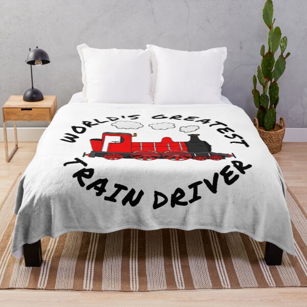 Item preview, World's Greatest Train Driver Railroad Enthusiast (Red) designed and sold by doodlerob.