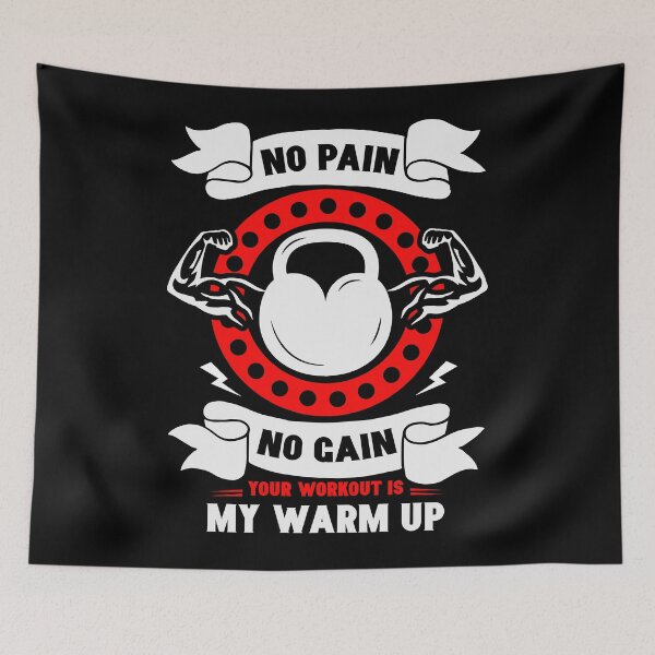 Item preview, No Pain No Gain Your Workout Gym Wear designed and sold by netdota.