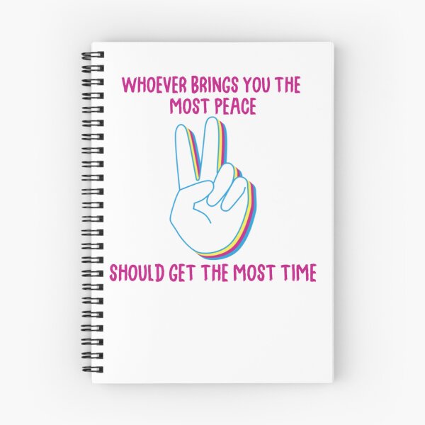 Item preview, Whoever Brings You The Most Peace Should Get The Most Time designed and sold by justu-.