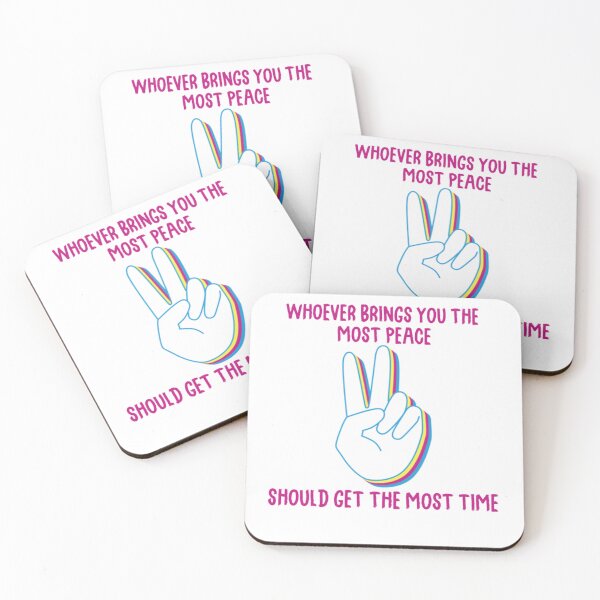 Item preview, Whoever Brings You The Most Peace Should Get The Most Time designed and sold by justu-.