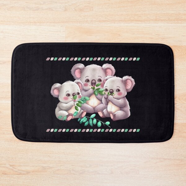 Item preview, Australian Koala Family Eating Eucalyptus, Koala Lover Fun designed and sold by madtoyman.