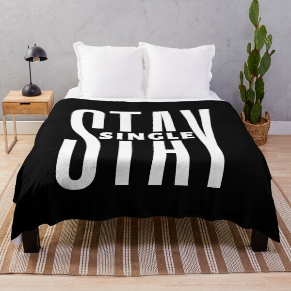Item preview, Stay Single | Motivational Quote | Inspirational Quote designed and sold by Marigoldkey.