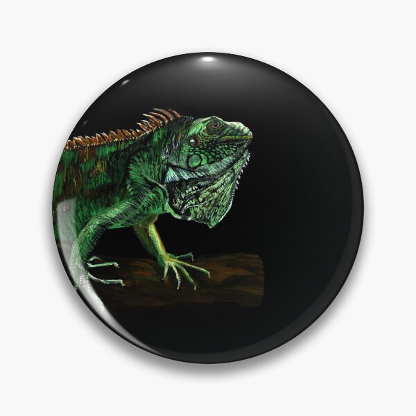 Item preview, Green Iguana | Watercolor Art by Sulazen designed and sold by SULAZEN.