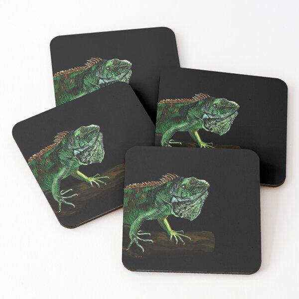 Item preview, Green Iguana | Watercolor Art by Sulazen designed and sold by SULAZEN.