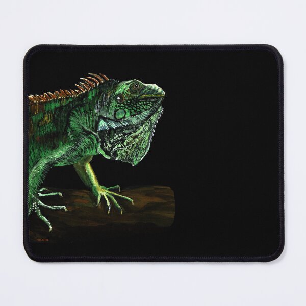 Item preview, Green Iguana | Watercolor Art by Sulazen designed and sold by SULAZEN.