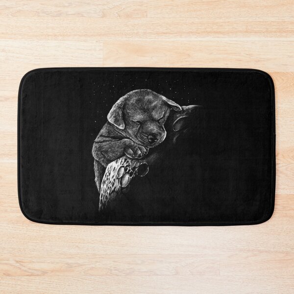 Item preview, Puppy hugs the moon designed and sold by DerSenat.