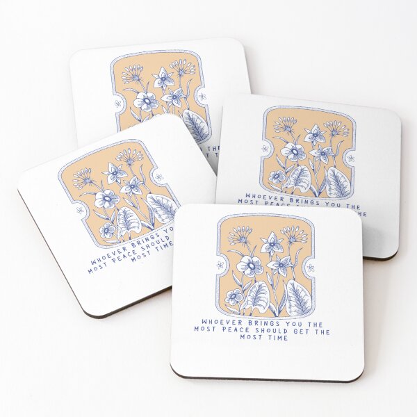 Item preview, Whoever Brings You The Most Peace Should Get The Most Time designed and sold by justu-.