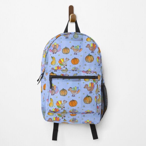 Item preview, Harvest Turkeys in periwinkle designed and sold by Ivy-Bindig.