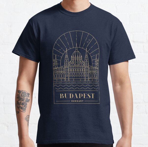 Vista previa del artículo con la obra «Budapest, Hungría - Oro», diseñado y vendido por typelab.