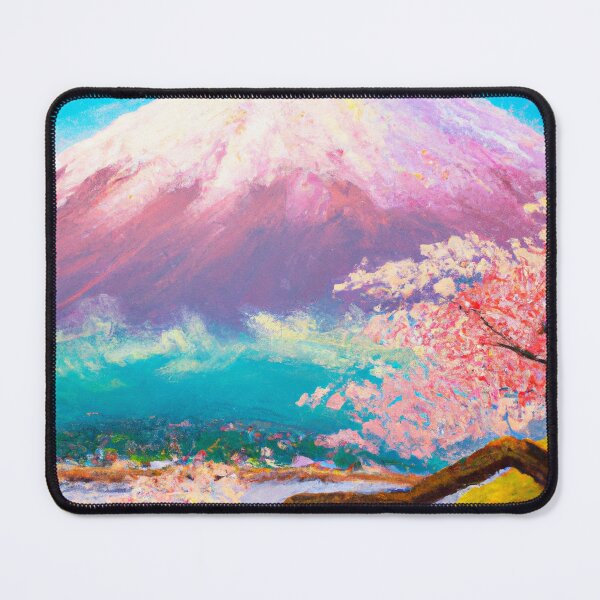 Item preview, Mount Fuji and sakura cherry blossoms designed and sold by dankbaer.
