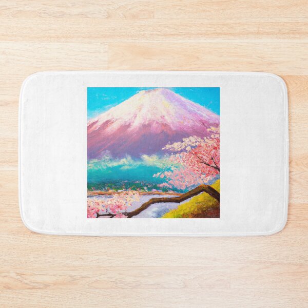 Item preview, Mount Fuji and sakura cherry blossoms designed and sold by dankbaer.
