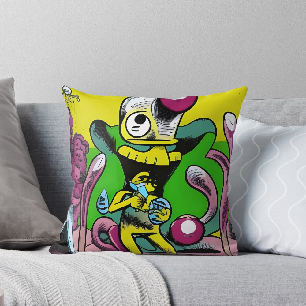 Item preview, Throw Pillow designed and sold by numgis.