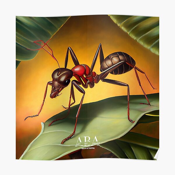 Tropical Ant - Oil Painting Poster