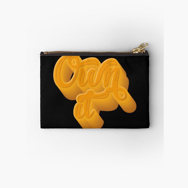 Item preview, Own It Motivational 3D Typography designed and sold by OmmeDesigns.