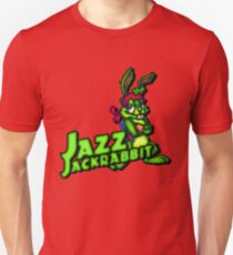 Jazz Jackrabbit - Klassischer Sprite mit Logo Slim Fit T-Shirt