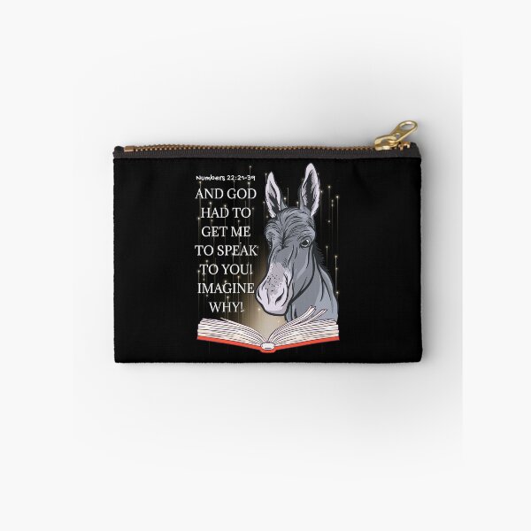 Item preview,  Balaam’s Donkey - And God Had To Get Me To Speak To You Imagine Why Numbers 22 Verse 22-39 - Christian Bible Study Scriptures | Gospel Art | Funny Cute Cool  designed and sold by MJDezigns.