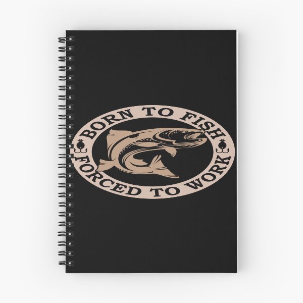 Item preview, Born to Fish, Forced To Work  designed and sold by phassystore.