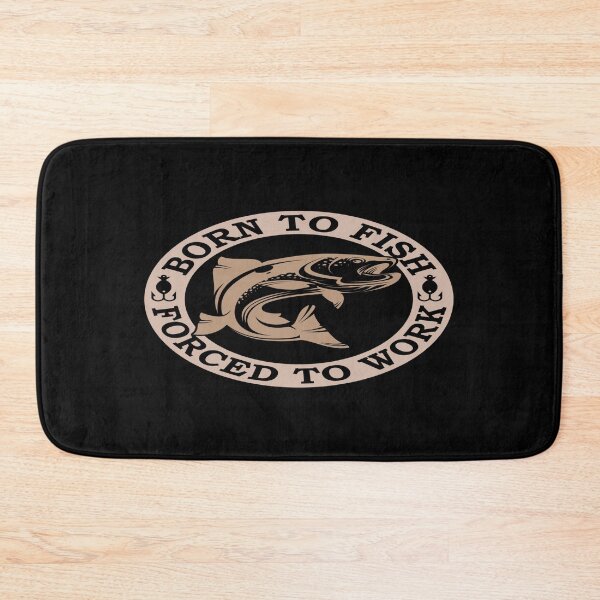 Item preview, Born to Fish, Forced To Work  designed and sold by phassystore.