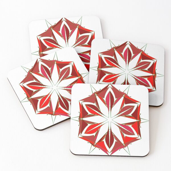 Item preview, Festive snowflake unique design W16 designed and sold by fishpressink.