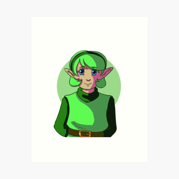 Print The Legend of Zelda: Ocarina of Time Saria Lost Woods