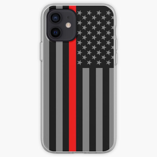 American Firefighter US Flag iPhone Soft Case