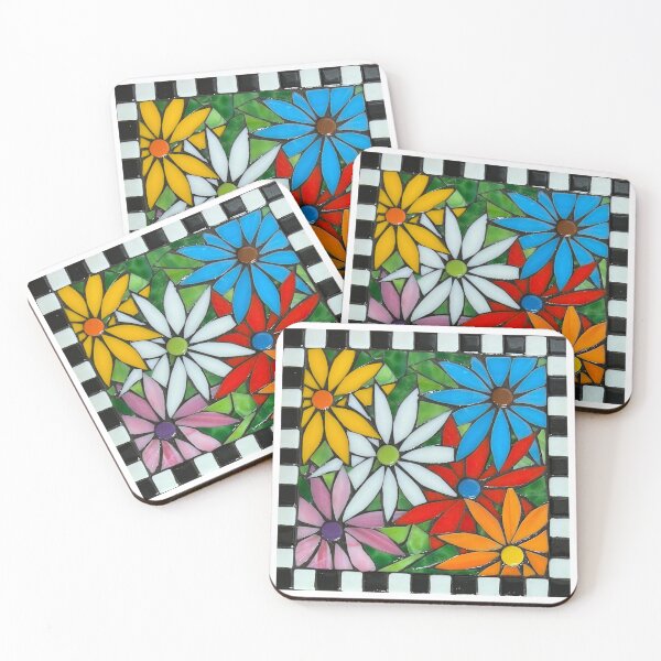 Item preview, Happy Flowers designed and sold by DWatsonMosaics.