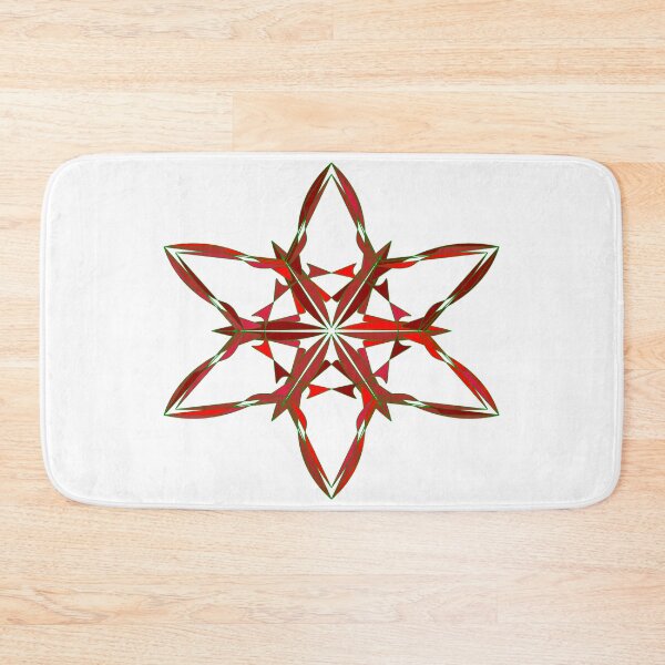 Item preview, Festive snowflake unique design W18 designed and sold by fishpressink.