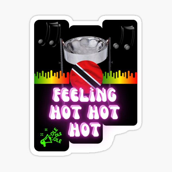 Caribbean steel band steelpan steeldrum steelband 004 Sticker