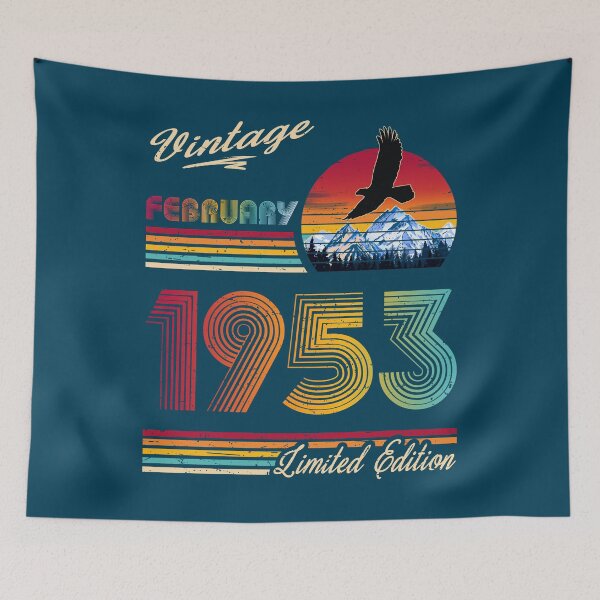 Item preview, February 1953 Birthday designed and sold by GreenSplash.