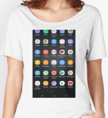 Android apps Women's Relaxed Fit T-Shirt