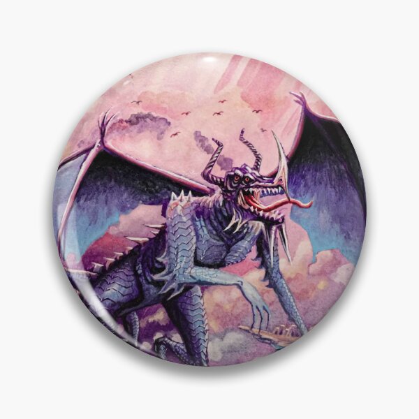 Item preview, blue pink dragon designed and sold by fldillustration.