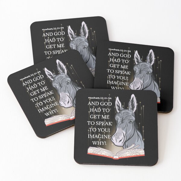 Item preview,  Balaam’s Donkey - And God Had To Get Me To Speak To You Imagine Why Numbers 22 Verse 22-39 - Christian Bible Study Scriptures | Gospel Art | Funny Cute Cool  designed and sold by MJDezigns.