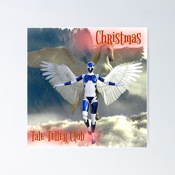 Christmas Tale Teller Club Record Cover Art by iServalan CDM Music Track Poster
