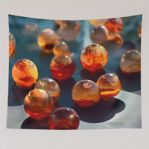 Item preview, Sunsets Captured in Glass Spheres designed and sold by Kauila-AI.