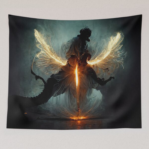 Item preview, GOOD AND EVIL BATTLE designed and sold by Gozzieshop.