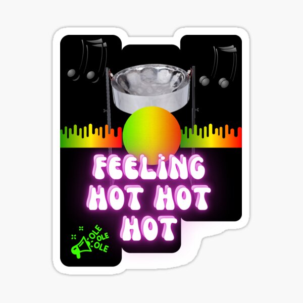 West Indies - Caribbean steel band steelpan steeldrum steelband 009 Sticker