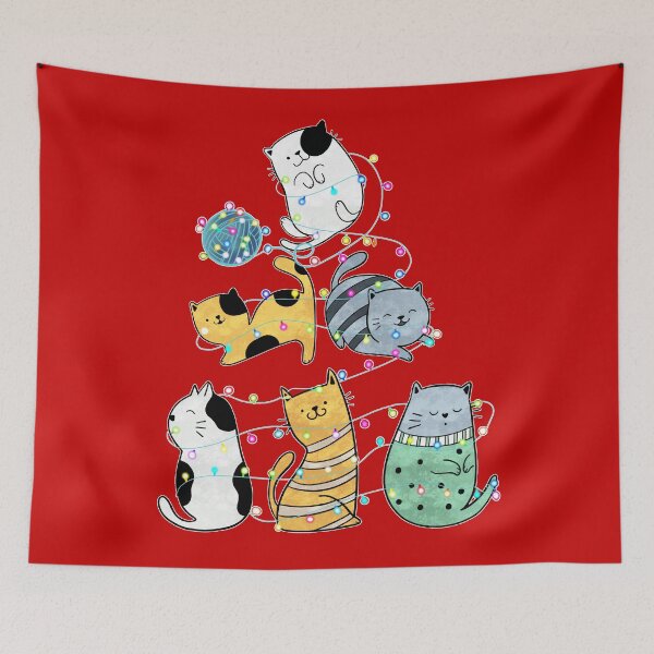 Item preview, Christmas Cats designed and sold by gracefullizard.