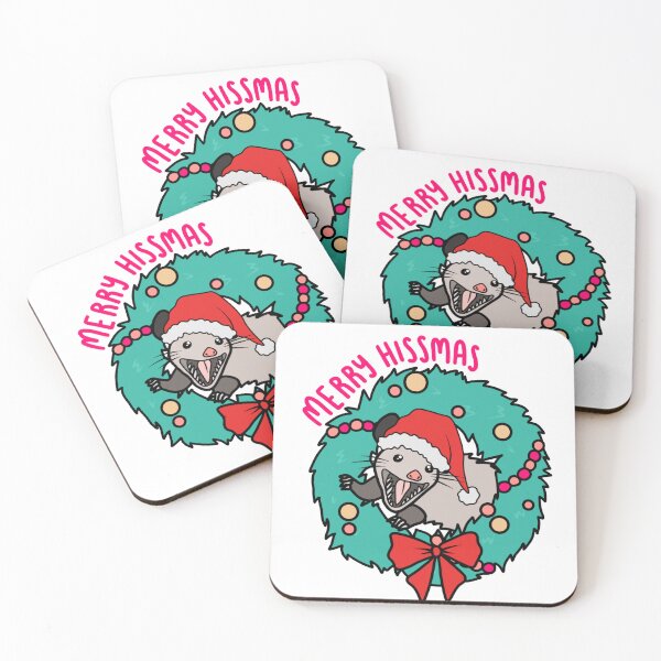 Item preview, Merry Hissmas Possum designed and sold by ThriftedBurrow.