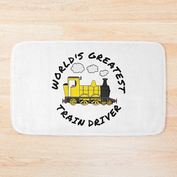Item preview, World's Greatest Train Driver Railroad Enthusiast (Yellow) designed and sold by doodlerob.
