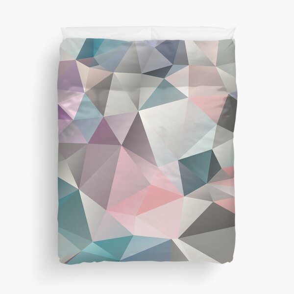 Polygon abstract 1 Duvet Cover