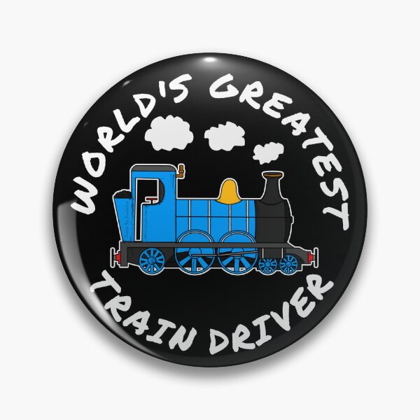 Item preview, World's Greatest Train Driver Railroad Enthusiast (Blue) designed and sold by doodlerob.