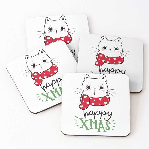Item preview, Cat happy Xmas designed and sold by DestinyComplex.