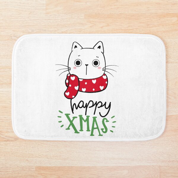 Item preview, gato feliz navidad designed and sold by DestinyComplex.