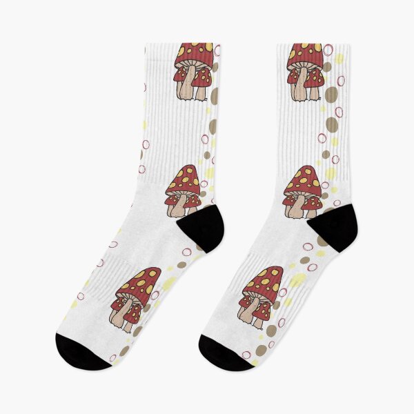 Item preview, Retro Vintage Merry Mushroom Lovers designed and sold by sarahaviv.
