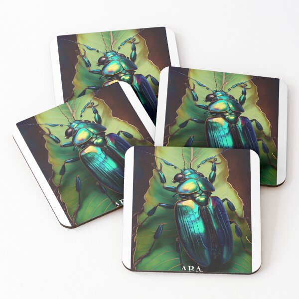Item preview, Tropical Beetle - Oil Painting designed and sold by ABArtByAlexST.