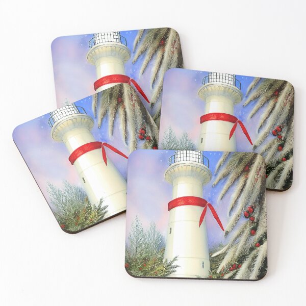 Item preview, Christmas Lighthouse Scene  designed and sold by Elaine Manley.