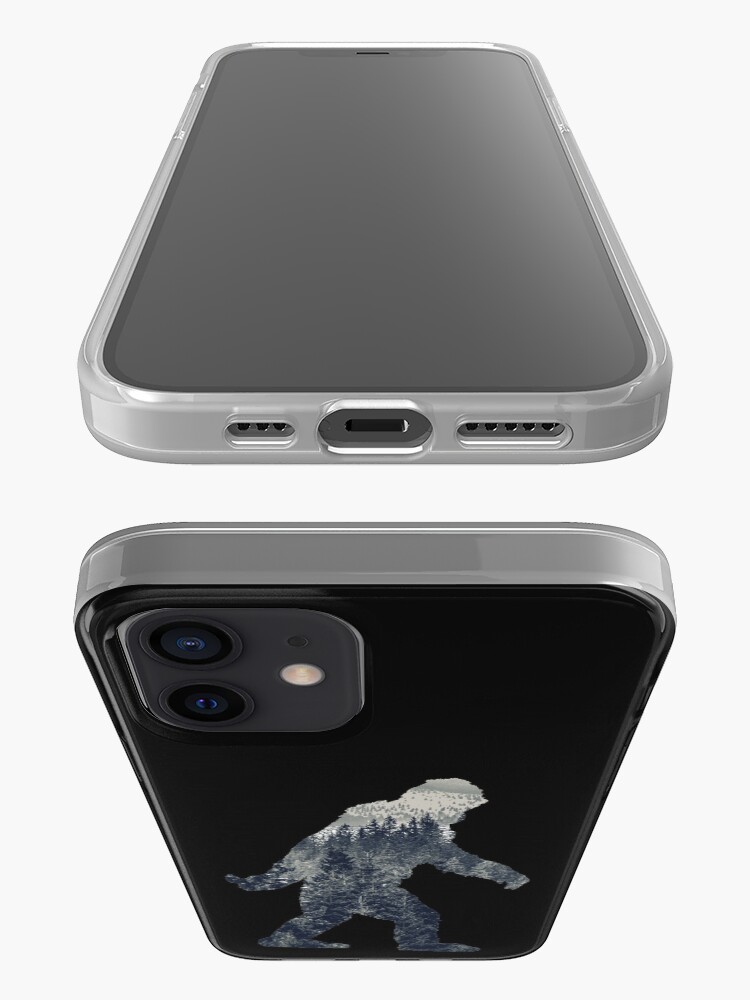 Alternate view of A Sasquatch Silhouette in The North iPhone Case & Cover